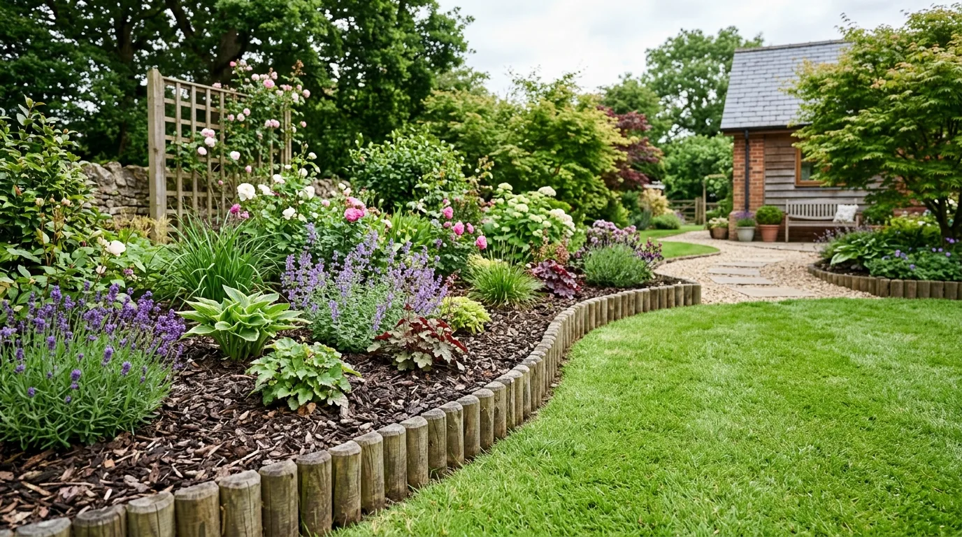 Brick Border for a Traditional Finish